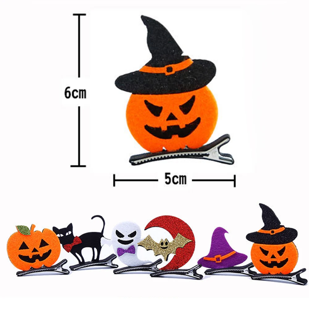 1 шт. симпатичная блестящая шляпа для Хэллоуина девушка шпилька из плотного