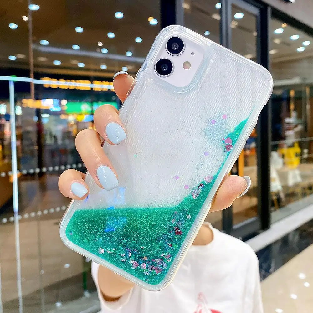 Mi 11 Ultra Lite 10T Quicksand Case For Xiaomi Redmi Note 10 Pro Case Liquid Cover Redmi 9 9A 9C Note 9 Pro 9S 10S 8T 8 Pro Capa