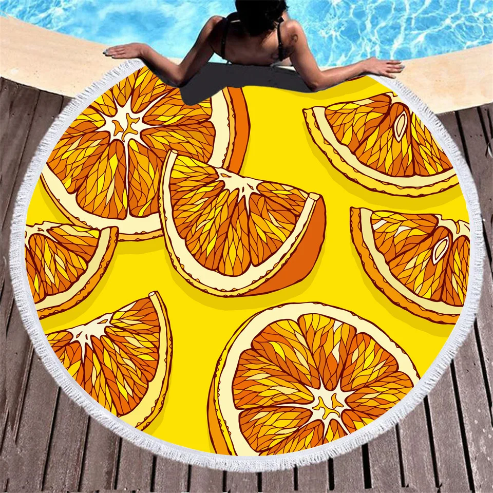

Delicious Food Fruit Coffee Digital Printed Bath Towel for Children Boys and Girls Soft Bibulated Quick Dry Large Beach Towels