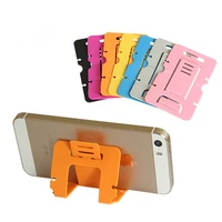 3pcs universal folding table cell phone support plastic holder desktop stand for your phone smartphone tablet phone holder car