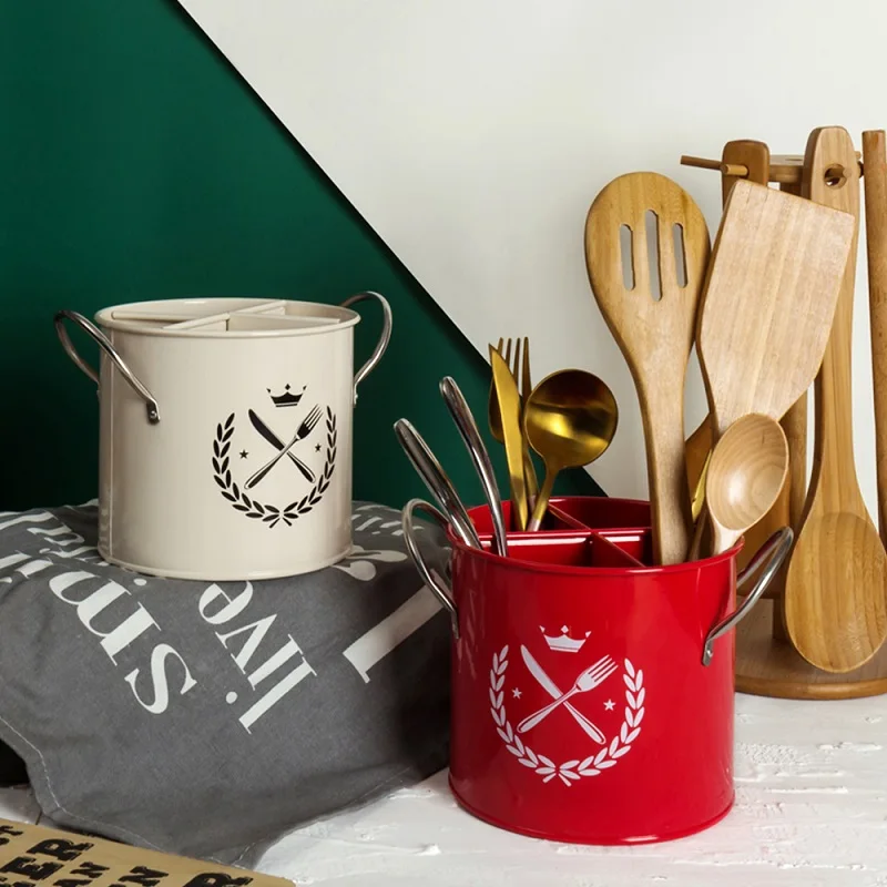 1 шт. ведро для кухонных инструментов с ручкой палочки еды отдельная коробка