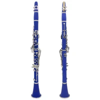 17 key clarinet bb tone sky blue bakelite tenor clarinet with cleaning cloth case gloves reeds woodwind instrument accessories