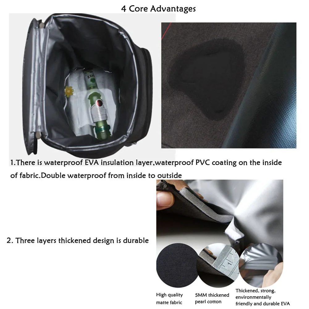 18л Сумка кулер для пикника термальный рюкзак корзина изолированная коробка