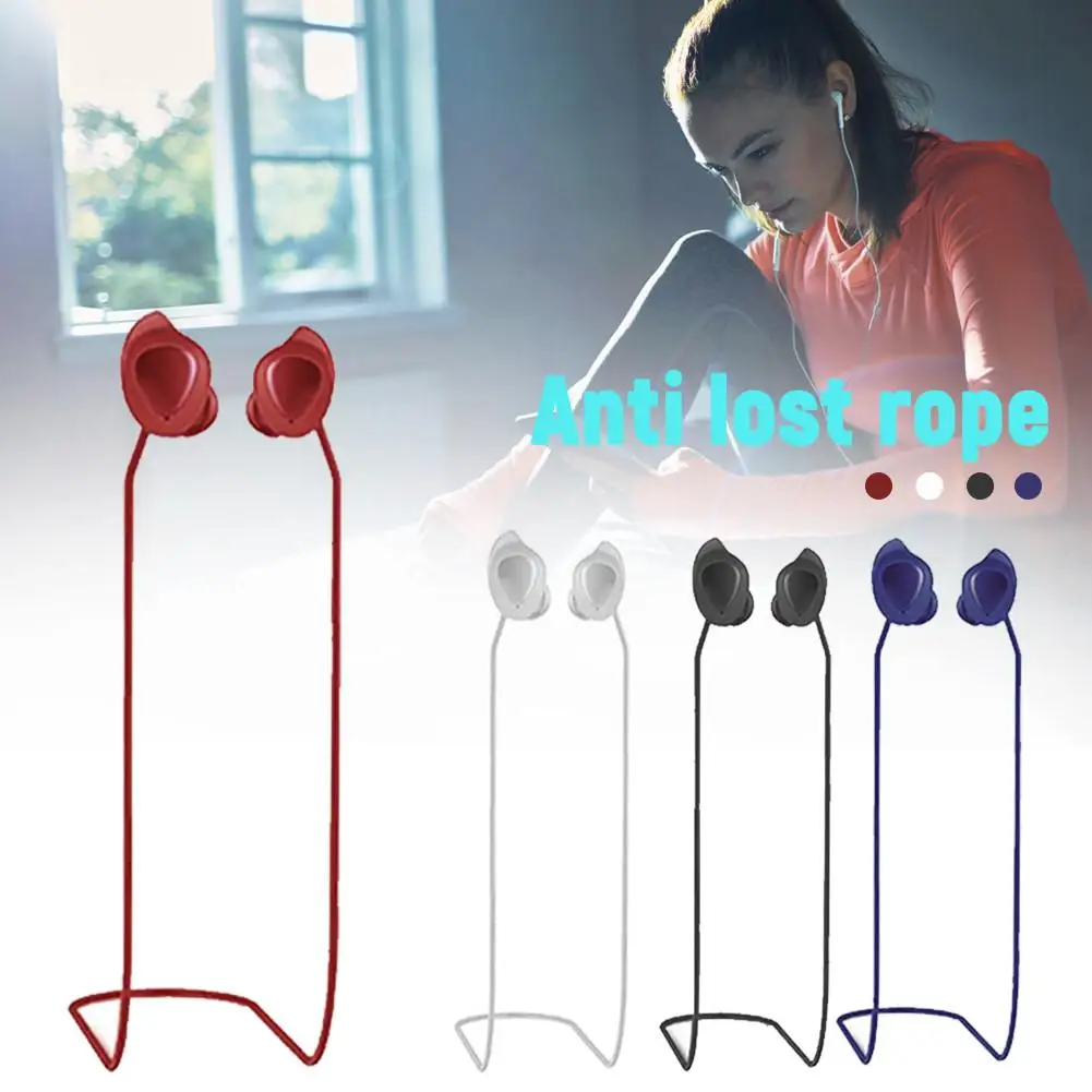 Спортивные силиконовые наушники с Bluetooth и ремешком против потери аксессуары для