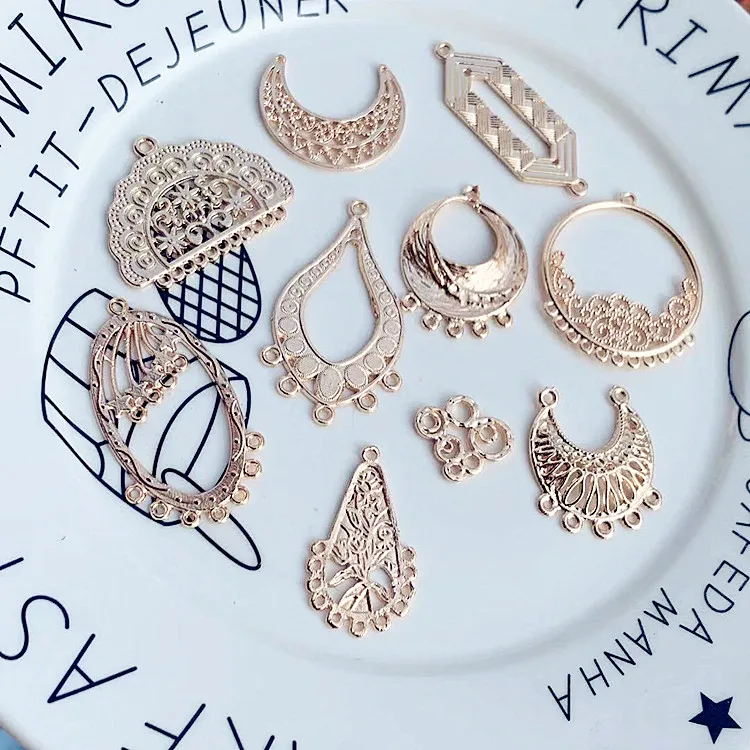 10 шт./лот металлические украшения заколки для волос ожерелье браслет серьги