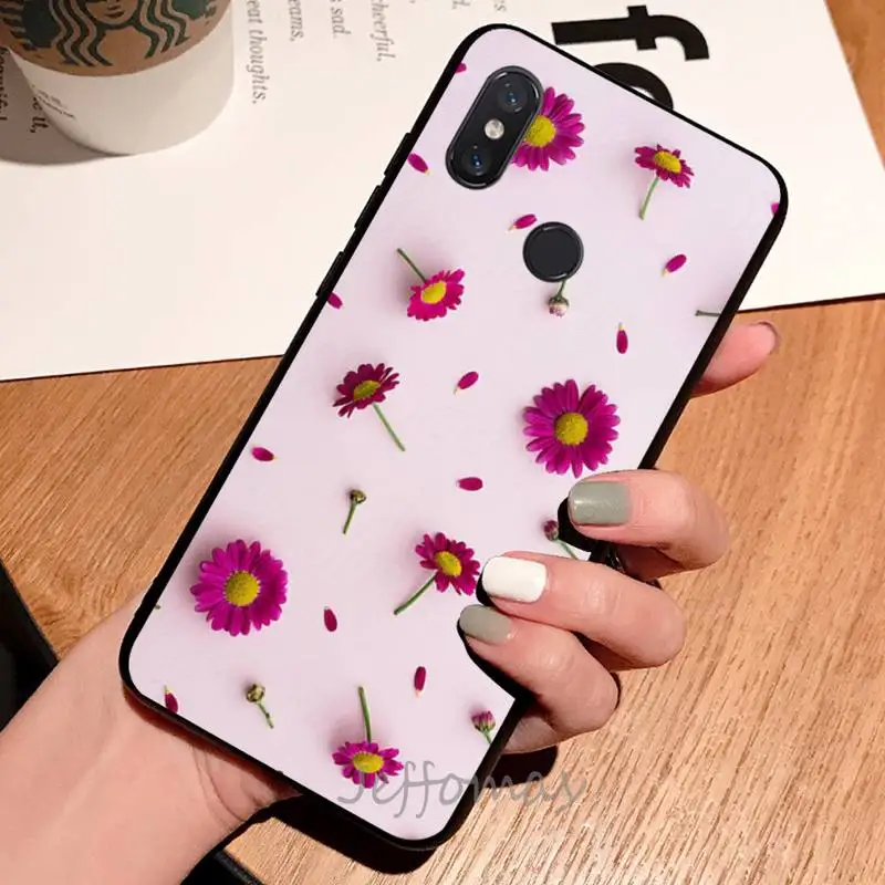 

Rose Flower Back Cover Phone Case For Xiaomi Redmi 4x 5 plus 6A 7 7A 8 mi8 8lite 9 note 4 5 7 8 pro