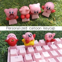 mechanical keyboard keycaps cute pink cartoon pbt keycap accessories anime stereo game kawaii personality single r4 esc key caps