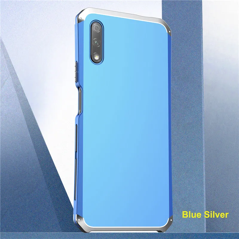 Противоударный металлический бронированный чехол для huawei Honor 9X Pro, металлический алюминиевый жесткий чехол из поликарбоната, чехол для huawei Honor 9X, чехол Coques