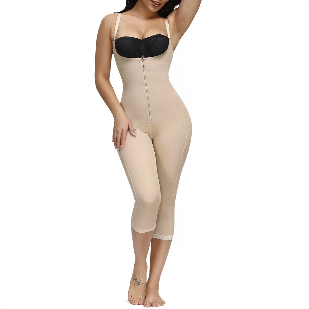

Tummy Control Fajas Push Up Women Shapewear Flatten Abdomen Body Shaper Waist Trainer High Compression fajas Colombian корсет