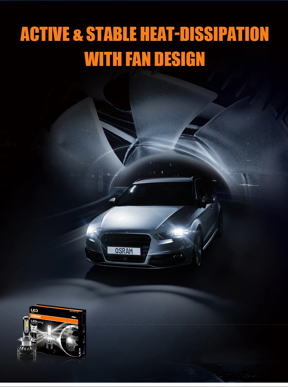 Лампа Ксеноновая OSRAM H7 светодиодный фар автомобиля H11 H1 H4 светодиодный лампы HB4 HB3 9005 9006 светодиодный фар автомобиля лампы 12v 19 Вт 6000K увеличить яркость 50