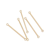 20pcs gold stainless steel flat head pin earring craft jewelry making pins needle diy connector for accessories