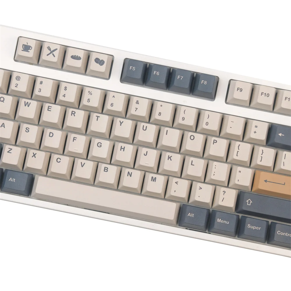 Клавиатура GMK Coffee с 140 клавишами механическая клавиатура PBT