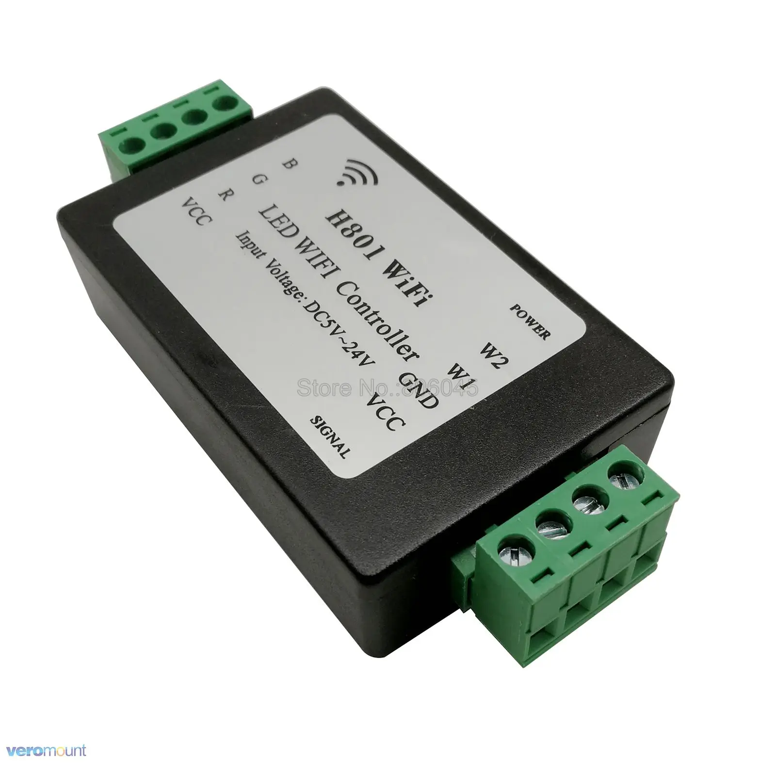 H801 RGBW Wi Fi светодиодный Управление Для полосы светильник лента DC5 24V вход 4CH * 4A