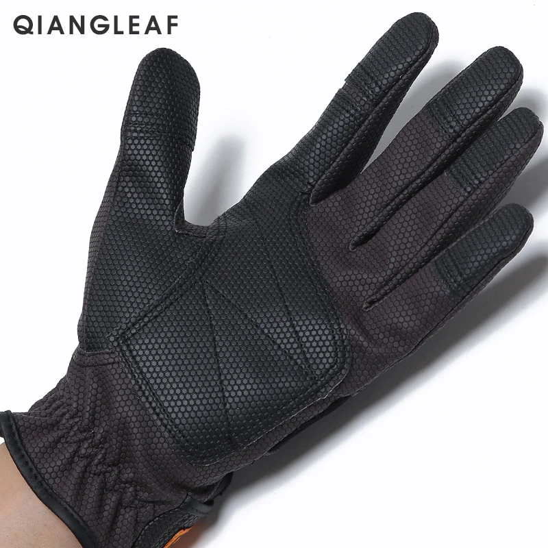 Перчатки Рабочие QIANGLEAF 1908 для мужчин искусственная кожа цвет в