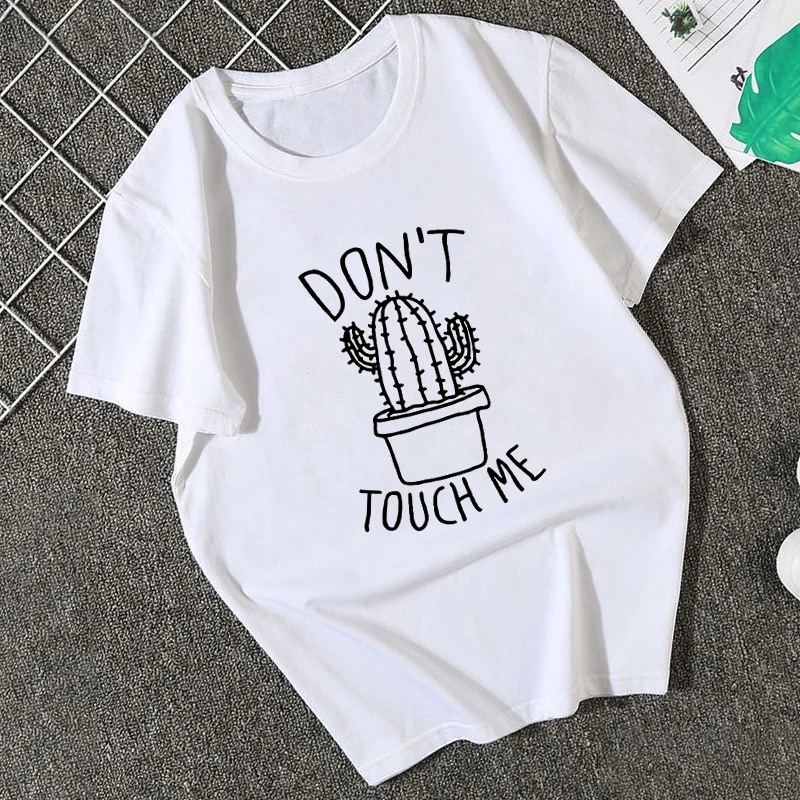 

Women T-shirt 2021 Oversized Streetwear Harajuku Cactus Printed Ladies Tops Casual Summer Short Sleeve Female tshirts Plus XXXL