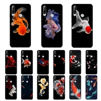 maiyaca art painting goldfish phone case for huawei y 6 9 7 5 8s prime 2019 2018 enjoy 7 plus