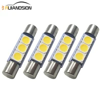 4pcs led 3 smd 6641 2831mm led dome car auto interior vanity mirror panel lamp light bulbs warm white ice blue white for camry