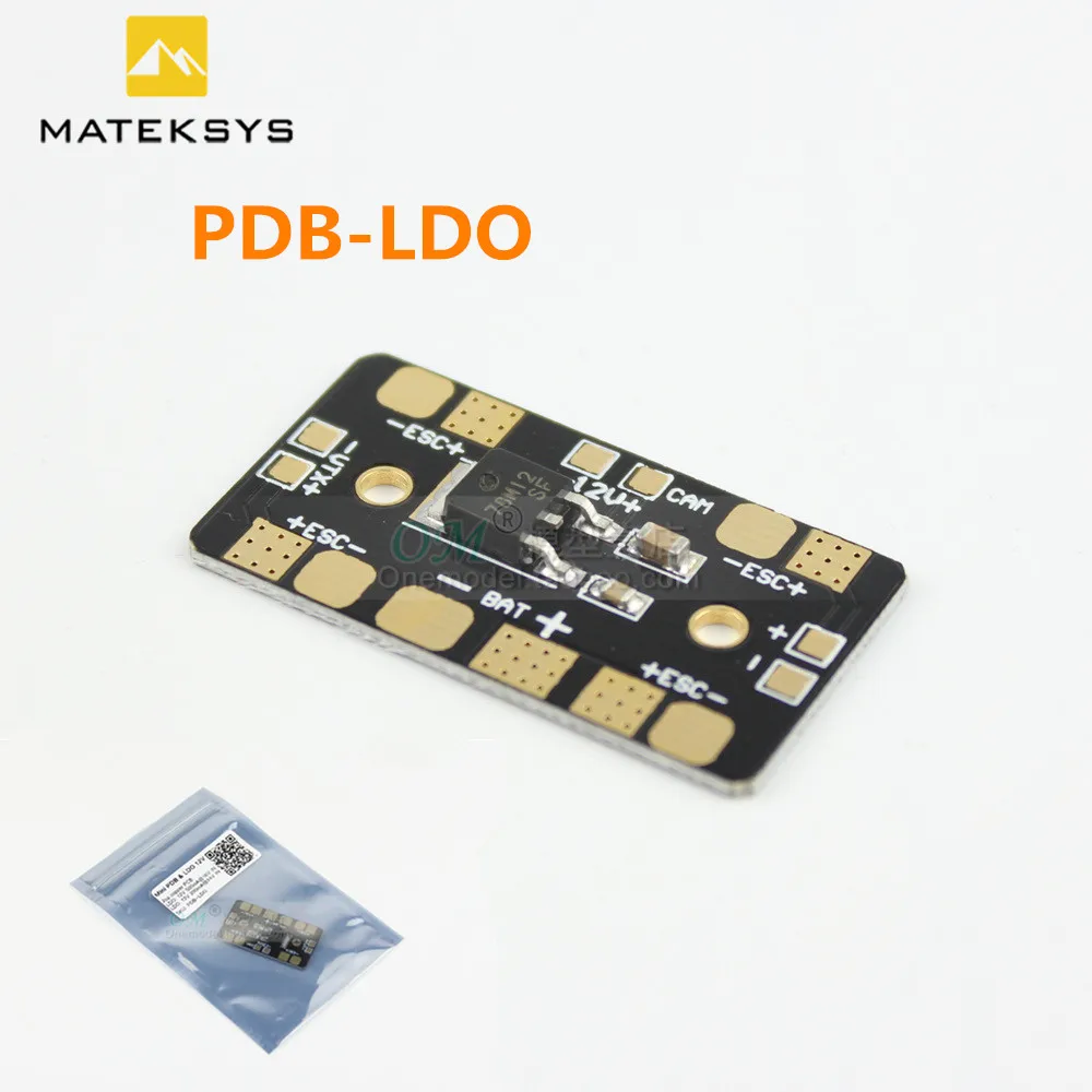 Система распределения питания D./ Matek Mini PDB и LDO 12 В с линейным регулятором
