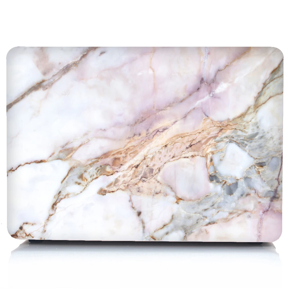 Чехол для ноутбука Macbook Touch ID Air 13 мраморный чехол m1 Pro 12 16 15 11 дюймов 2020 | Компьютеры