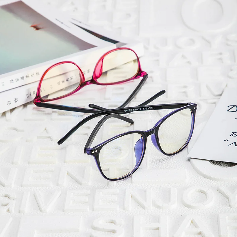 Seemfly мужские и женские очки для близорукости синие пленочные круглые с