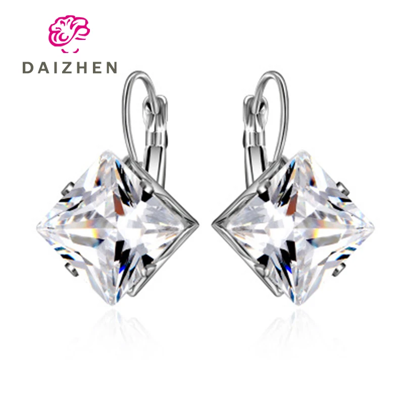 Модные Роскошные серьги с кристаллами циркония подарок на день Святого