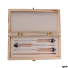 Набор для измерения концентрации спирта, гидрометр и термометр, 0-100%, 3 шт.