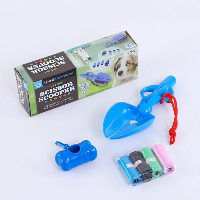 3 шт./набор пластиковые пакеты дозаторы для уборки домашних животных|Совки и