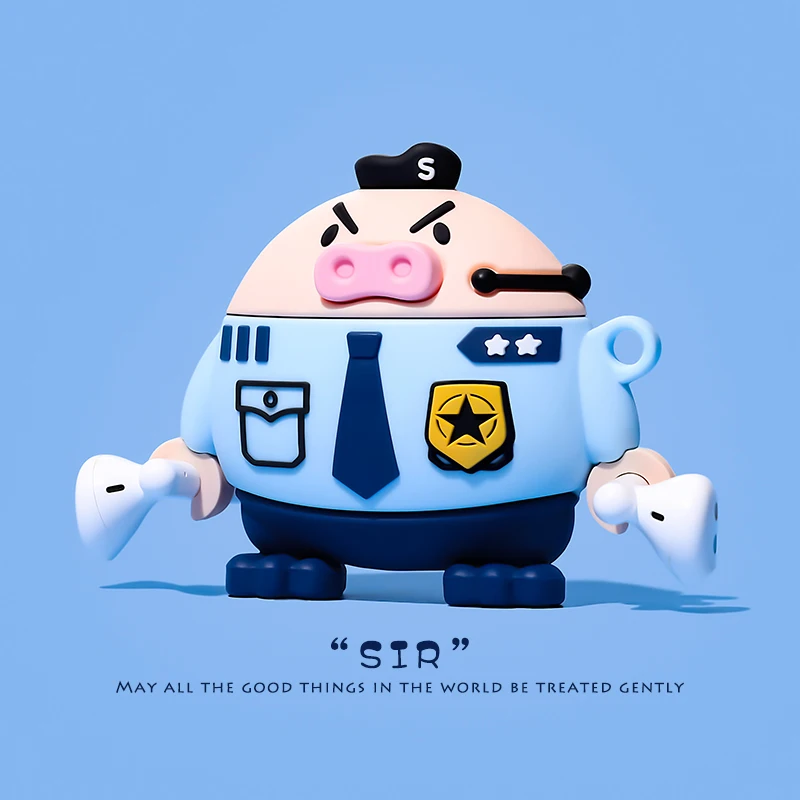 Чехол для наушников Huawei Freebuds Pro с милыми мультяшными брикетками мягкий