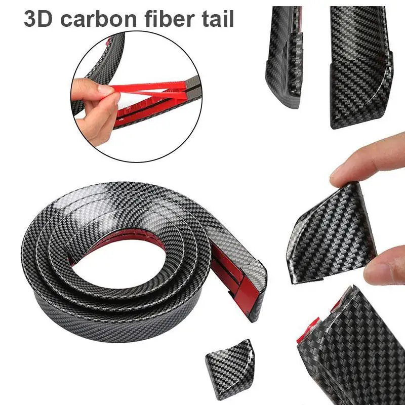 Спойлеры из углеродного волокна для стайлинга автомобиля 1 5 м спойлер