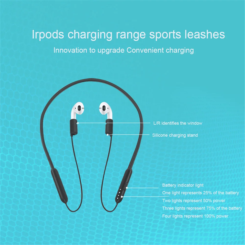 Беспроводной держатель для наушников шнур защиты от потери Силиконовый Шнур iphone