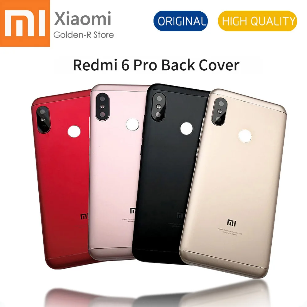 5 84 &quotдля Xiao mi Red 6 Pro/mi A2 Lite Батарейная дверь металлическая задняя крышка Запасные
