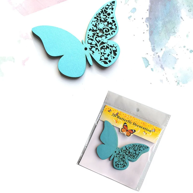 12 шт Бабочка 3D стикер на стену s для гостиной спальни Хэллоуин вечерние украшения