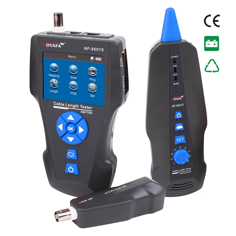 Измерительный прибор TDR сетевой Кабельный тестер трекер RJ45 RJ11 lan длина кабеля