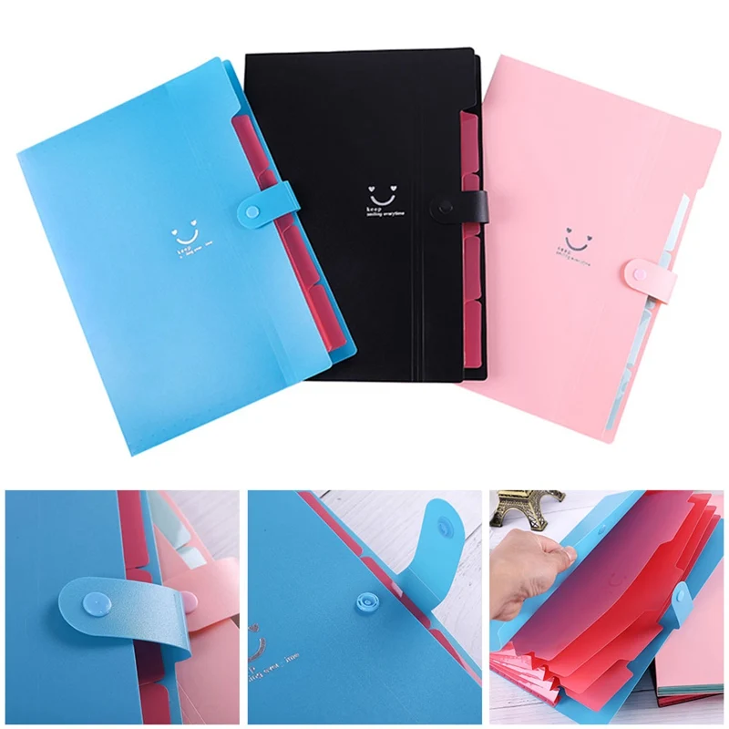 

Creative Multi-layer A4 Folder File Bag Organ Bag Briefcase For School Office Supplies Expanding File Folder Document Storages