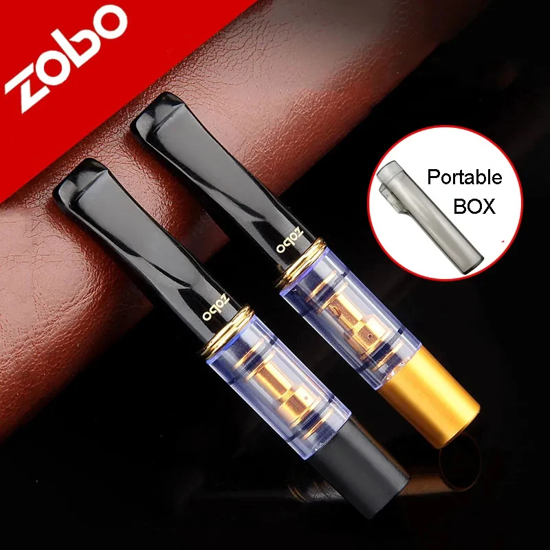 Держатель сигарет Zobo мужской с двойным фильтром циркуляция дыма 10 мм моющаяся