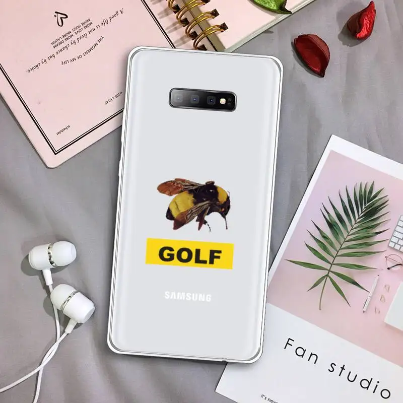 

Tyler Creator golf rapper Phone Case Transparent For Samsung Galaxy A 71 21s S note 8 9 10 plus 20 ultra