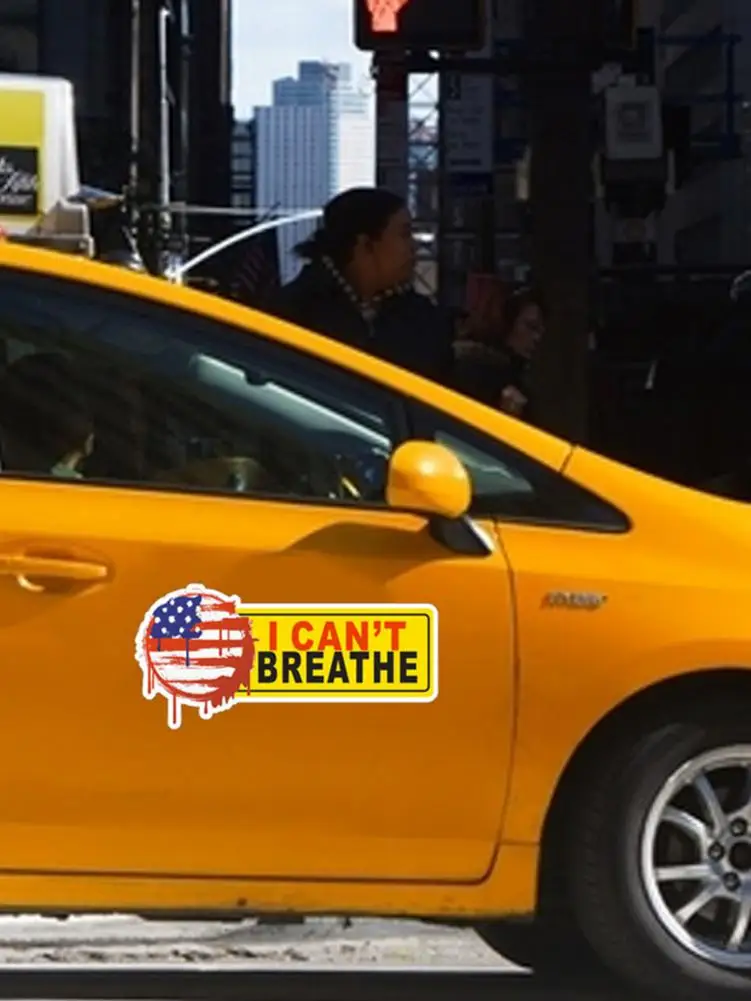 Я не могу дышать стикер ПВХ самоклеющиеся Мартовские наклейки для одежды