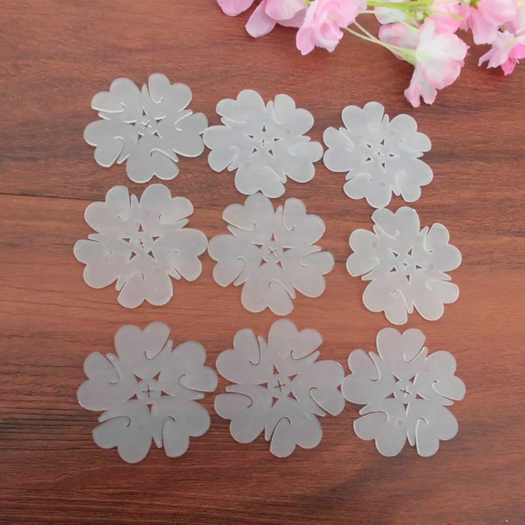 

10pcs 5 In 1 Plum Flower Tie Latex Balloon Modelling Seal Clip Wedding Arrangement Birthday Party Event Decoration