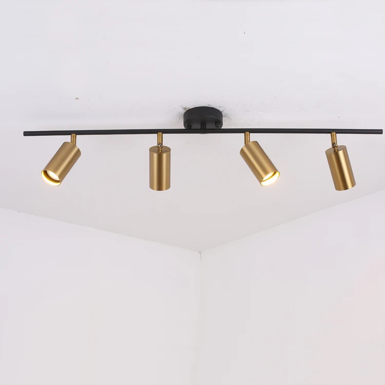 Cob светодиодный трек прожектор лампа Железный потолочный светильник для