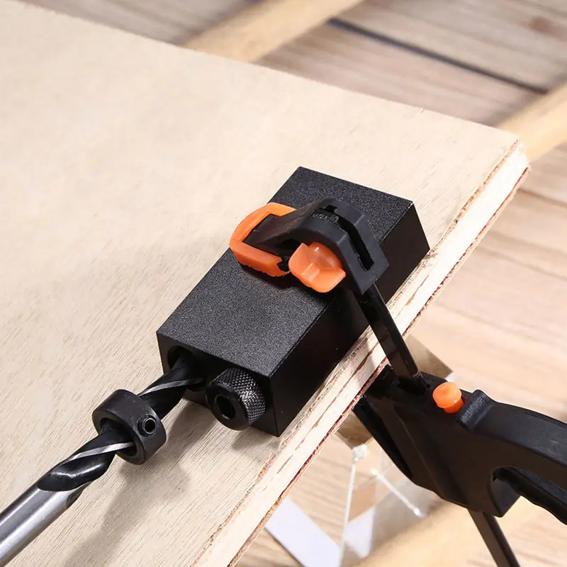 Top 15 Angle Woodworking Guide Positioner Kit 6/8/10Mm Oblique Hole Locator Drilling Bits Jig Clamp | Электроника