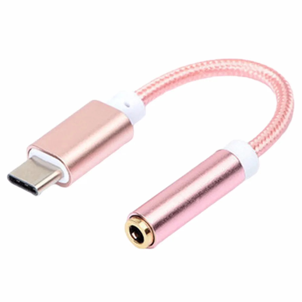 Новый AUX аудио кабель USB Type C к 3 5 адаптеру для наушников мм конвертер xiaomi 6 Letv