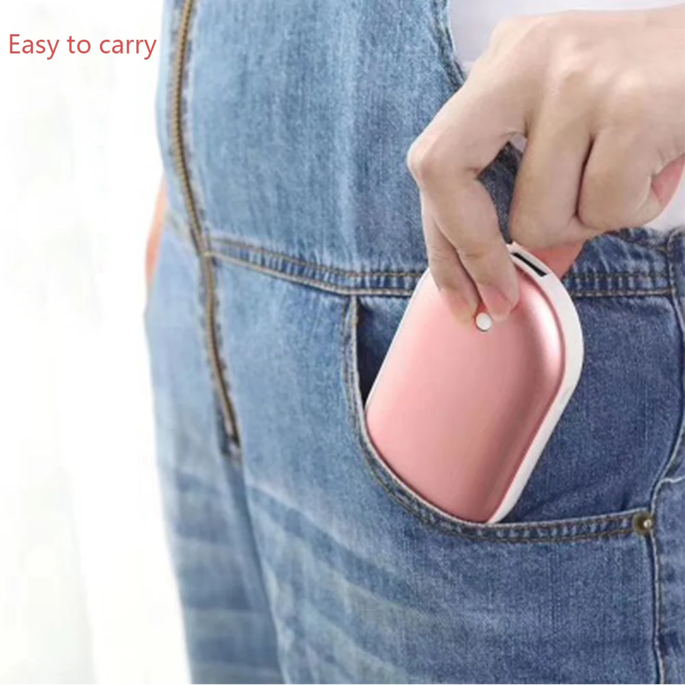 mini electric heaterМини-Электрический нагреватель для рук для путешествий, долговечный удобный мини карманный нагреватель для дома, теплый продукт, милый Перезаряжаемый USB светодиодный