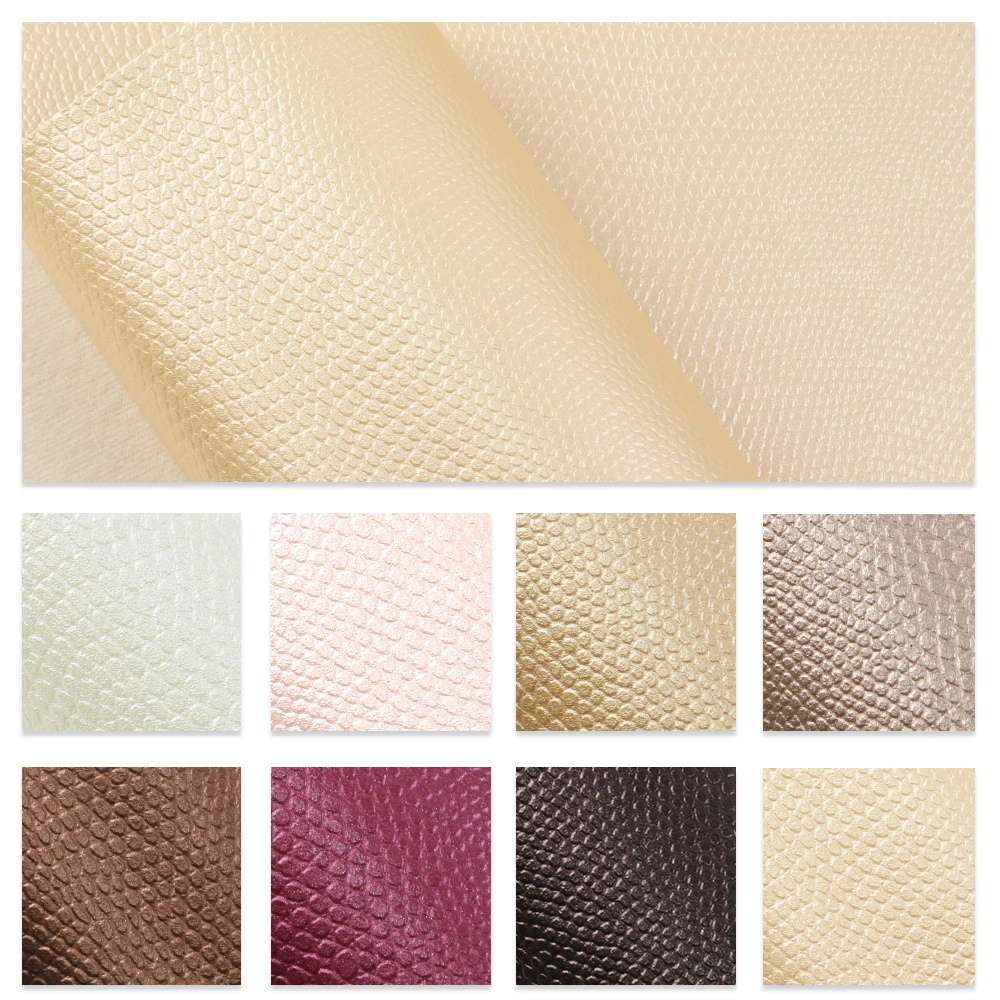 20х34 см Змеиный узор однотонный рельефная ткань искусственная кожа тканевые