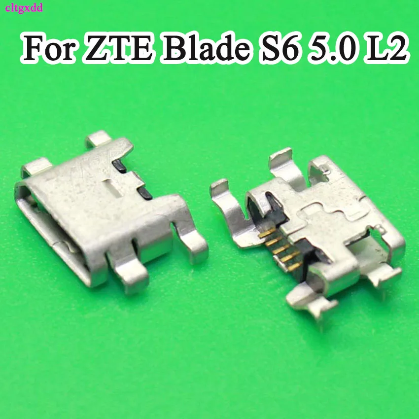 cltgxdd 100pcs/lot New repair replacment for ZTE Blade S6 5.0 L2 Micro Usb Charge Charging Connector Plug Dock jack Socket Port
