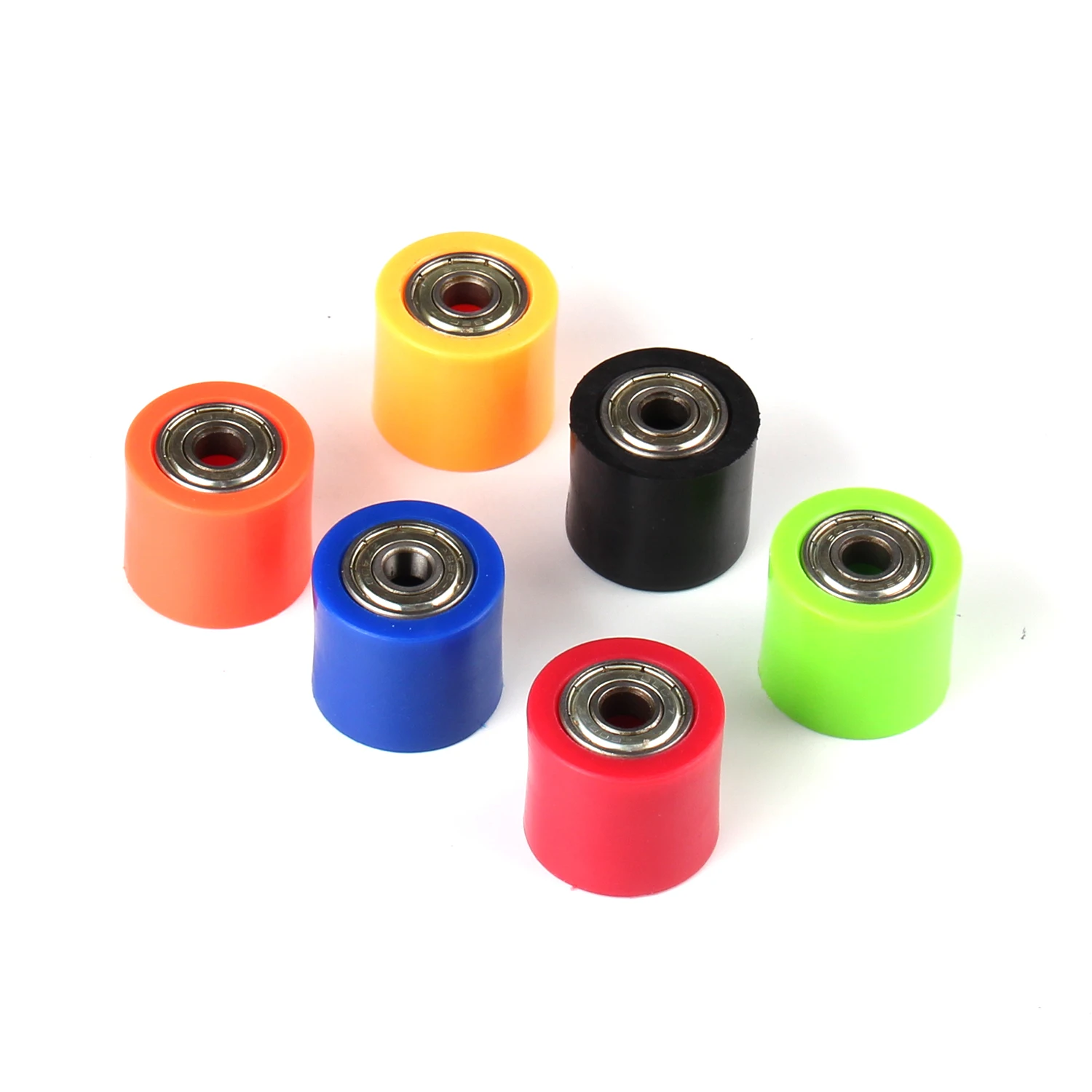 Цепь роликовый пластик металлический корпус 8 мм 10 ролик-ползунок натяжного