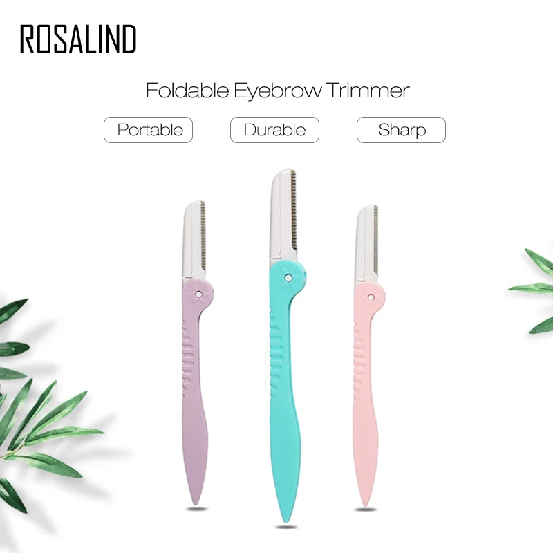 ROSALIND 3 шт. триммер для бровей Бритва лица портативные лезвия бритва нож удаления