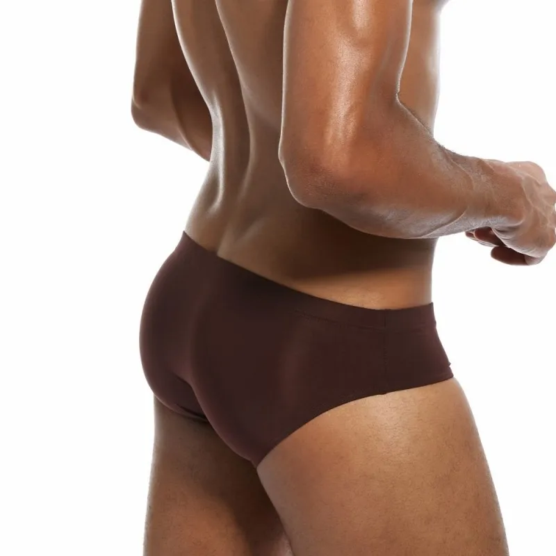Летнее мужское гладкое мягкое нижнее белье тонкое с низкой талией бикини