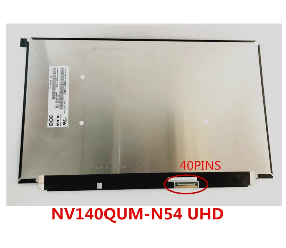 

NV140QUM-N54 LED Screen LCD Display IPS Matirx 3840*2160 UHD Original NV140QUM N54 For acer