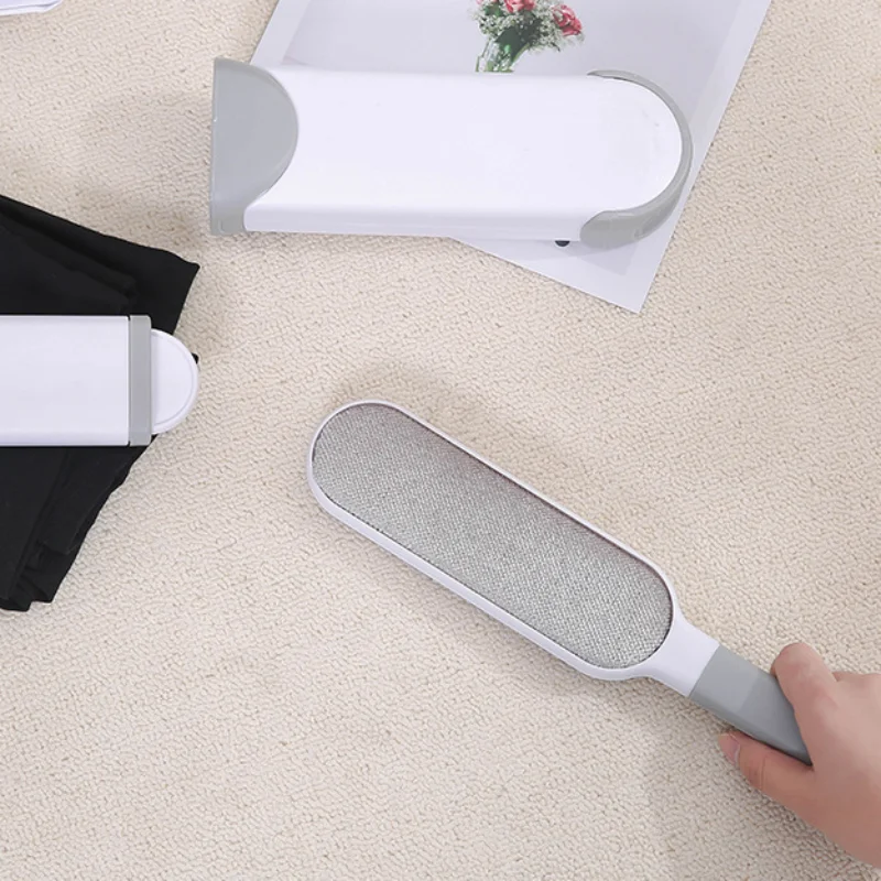 Pet Bristle Brush Double Lint Remover Fur Scrub Clothes Bag Clean Magic Dust Brushes Self-Cleaning Reusable | Дом и сад