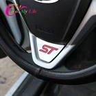 Наклейка с логотипом Color My Life Car Sport St S для Ford Ecosport 2013-2017, Защита рулевого колеса, блестки, накладка